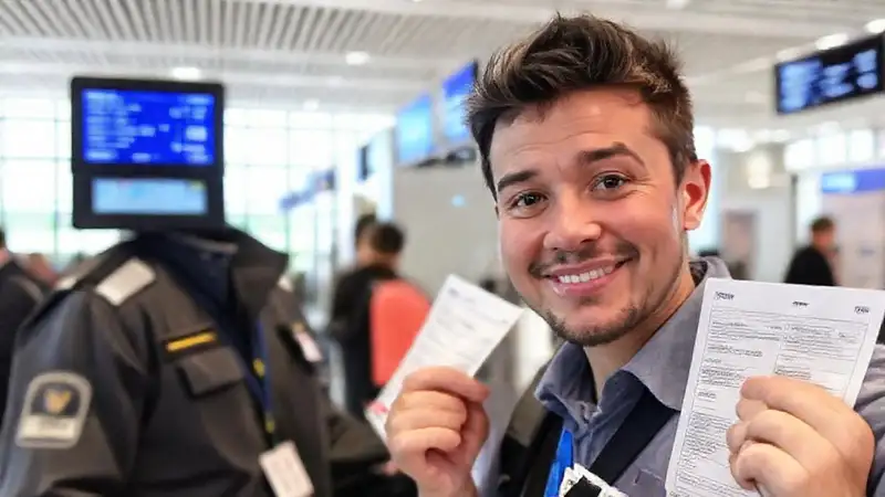 Seguridad aérea: proceso rápido y fácil