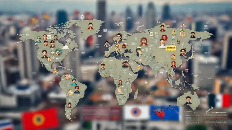 Mapas globales visualizan datos internacionales complejos