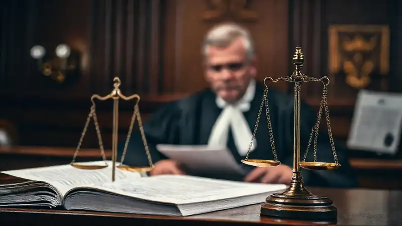 El tribunal refleja justicia y autoridad