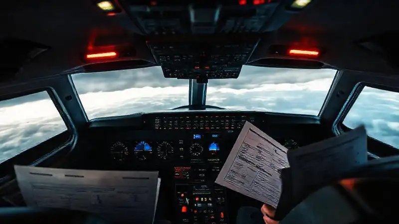 Piloto serio enfrenta una tormenta dramática