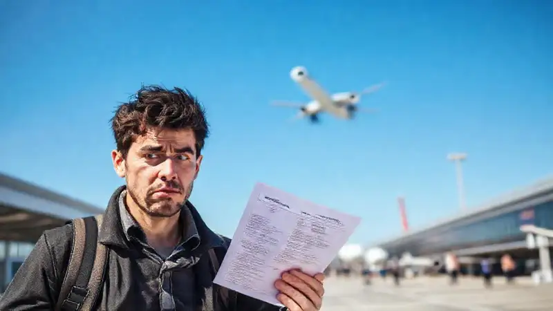 Viajero frustrado cancela vuelo y busca solución