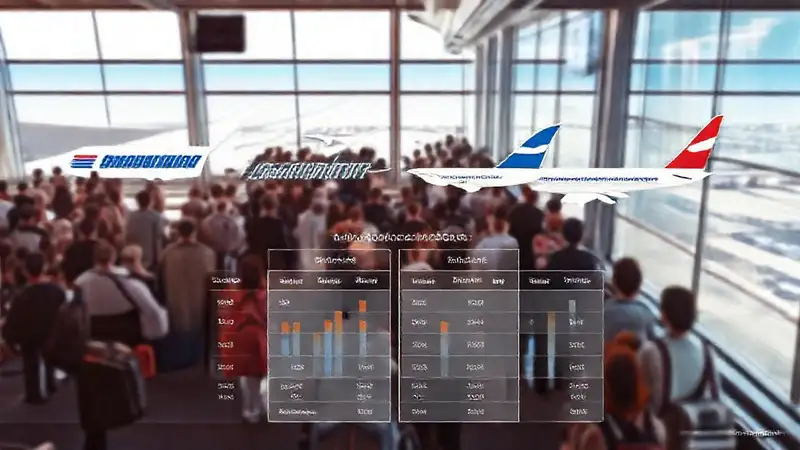 Diseño gráfico de viaje aéreo moderno