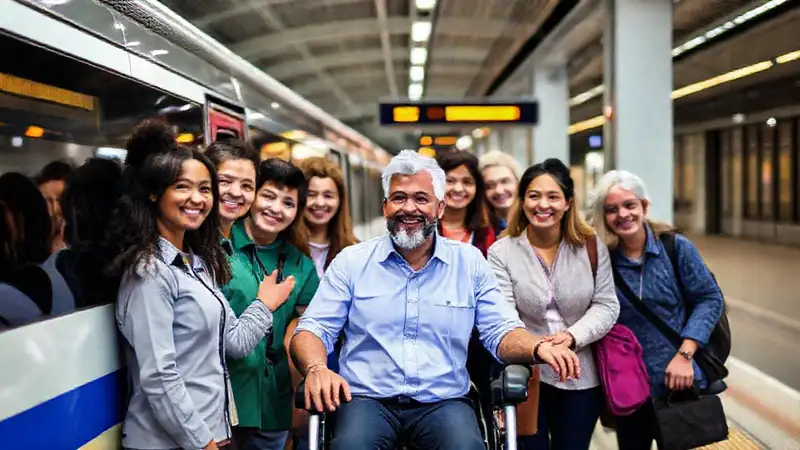 Un transporte accesible inspira optimismo