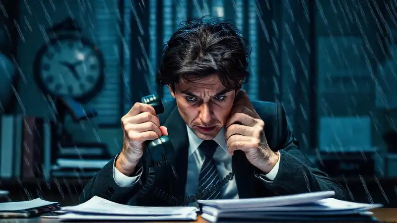 El abogado sucumbe a la carga legal