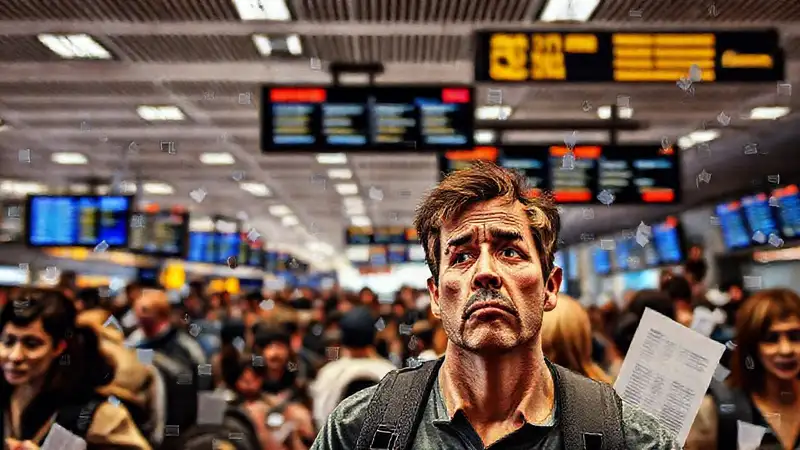 El aeropuerto es un caos digital frustrante