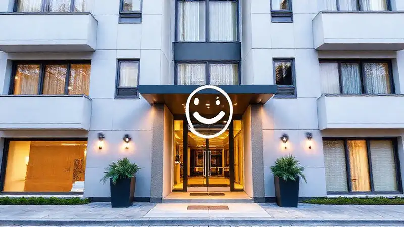 Edificio moderno, acogedor y accesible