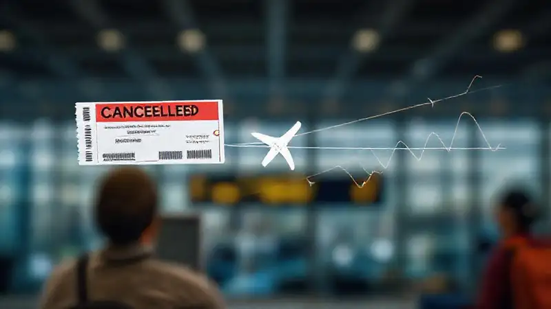Vuelo cancelado: caos visual analítico