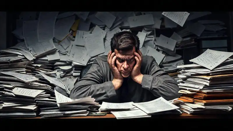 El trabajo es caótico y abrumador