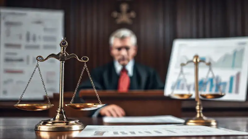 La justicia se representa con precisión y seriedad