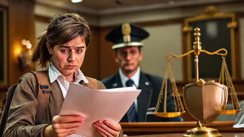 El viajero busca justicia en la ley