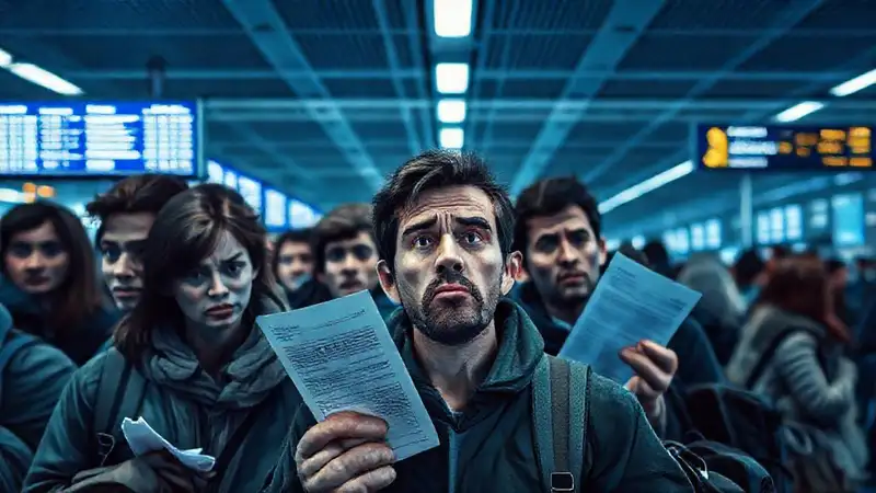 Un viajero confundido canceló el vuelo