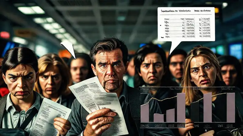 El aeropuerto generó frustración y caos