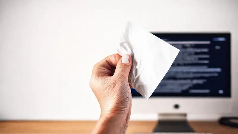 Frustración en un diseño minimalista moderno