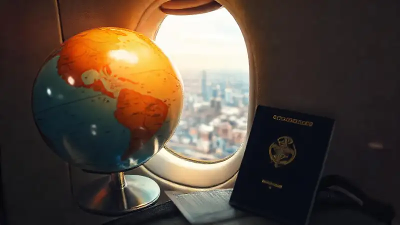 Viaje aéreo: mundo en movimiento