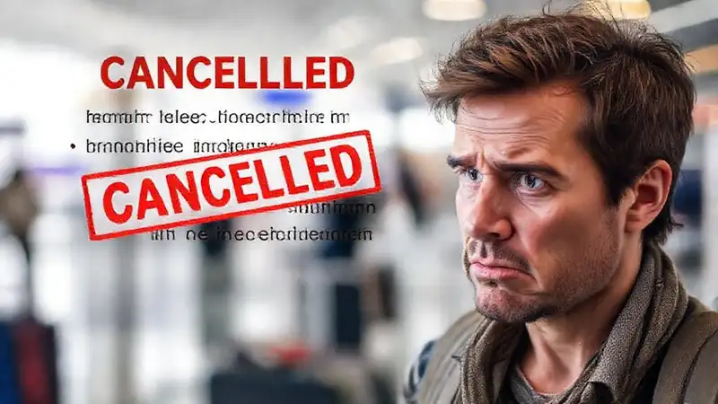 Viajero frustrado reclama compensación por vuelo cancelado
