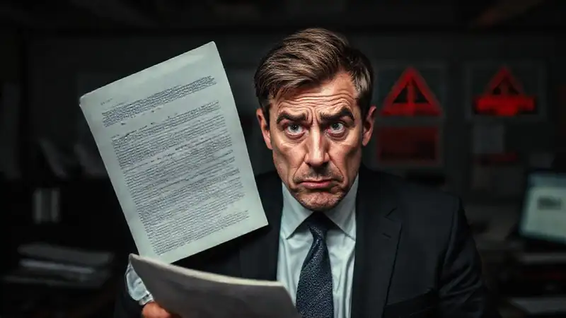 El empresario está confundido y frustrado