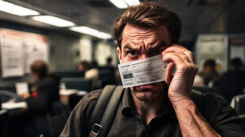 El viajero canceló el vuelo