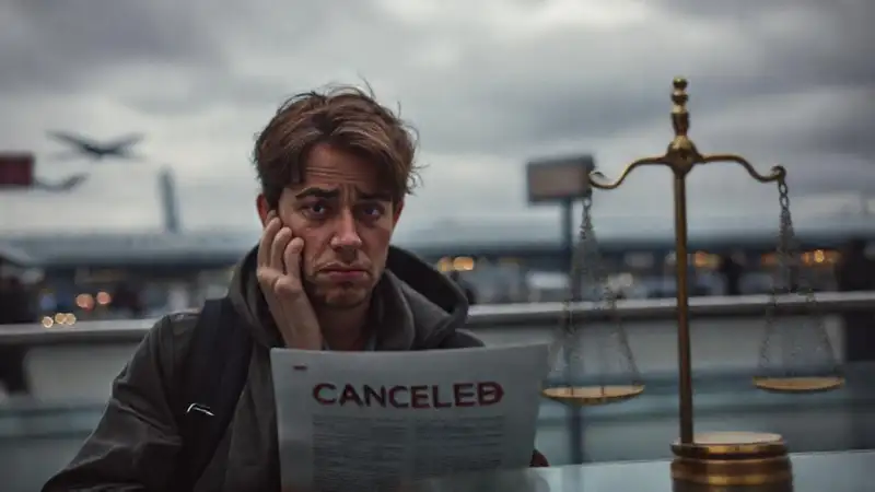 El viajero canceló el vuelo sin explicación