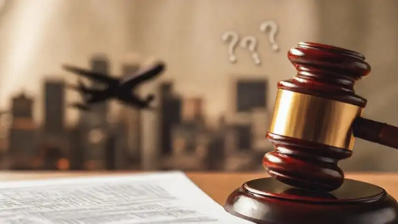 Documento legal: viaje confuso y juicio