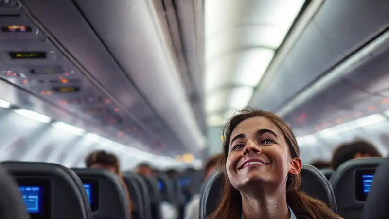 Un avión moderno transmite calma y confianza