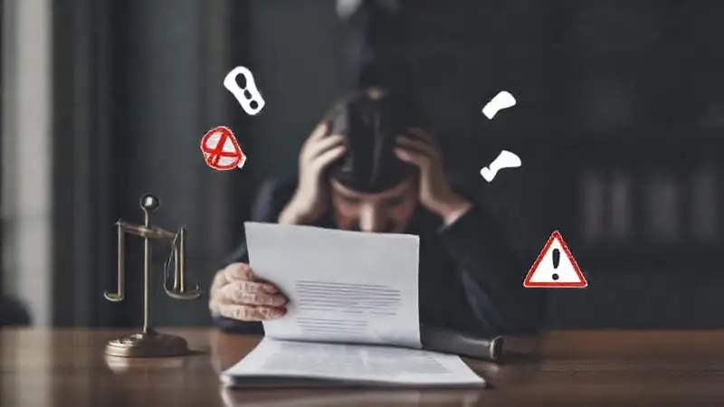 Documento legal frustrante exige cancelación urgente