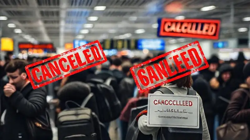 El aeropuerto enfrenta cancelaciones y frustración