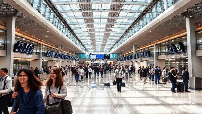 Aeropuerto moderno: eficiente y acogedor servicio