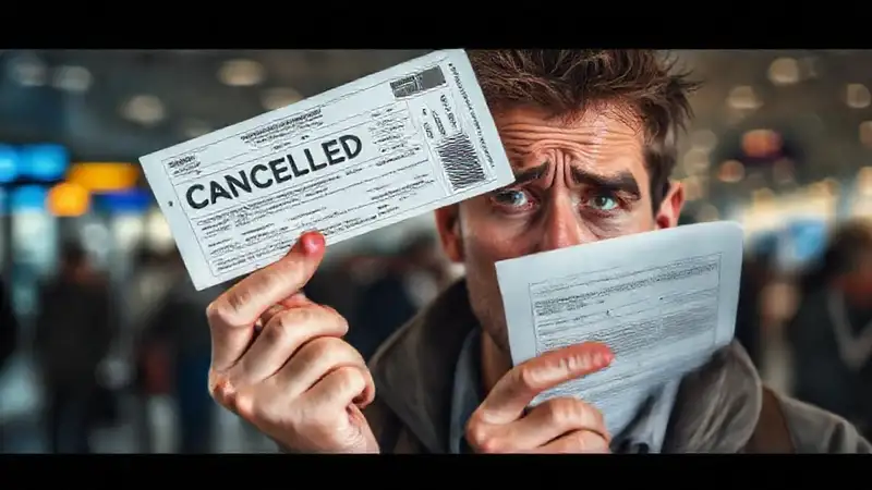 Viajero frustrado cancela vuelo y reclama