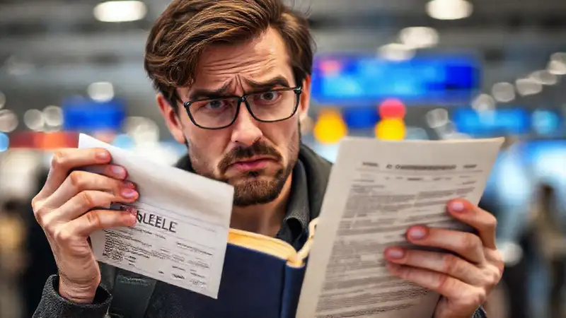 El viajero canceló su vuelo por ley