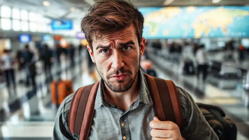 Viajero frustrado cancela vuelo y busca ayuda