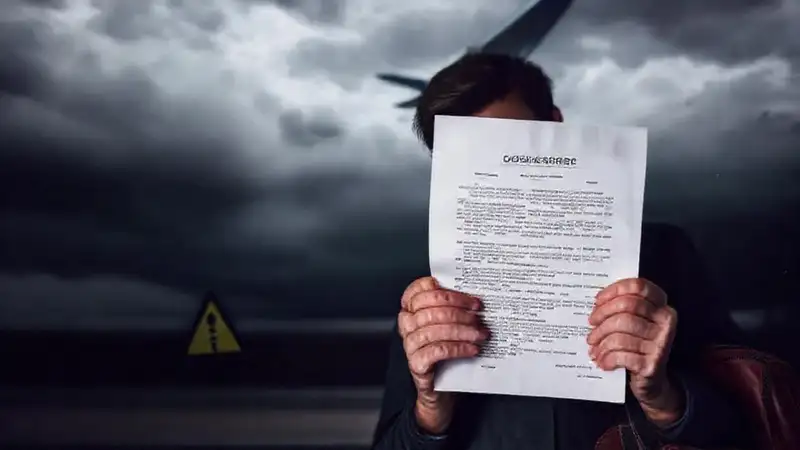 Un pasajero frustrado enfrenta un contrato