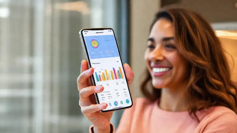 El smartphone ofrece control financiero simplificado
