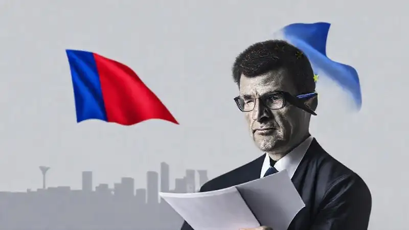 La bandera europea refleja un documento legal