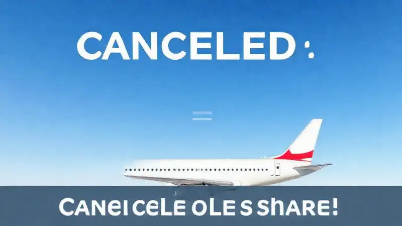 Vuelo cancelado, compensación, expresión serena