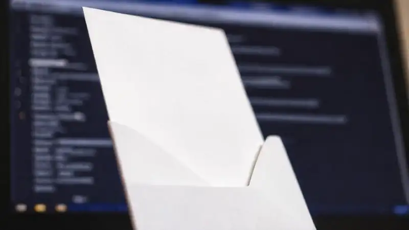 Un negocio serio en un escritorio