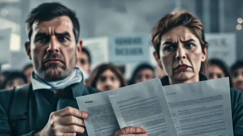 Huelga industrial: protesta tensa y abstracta