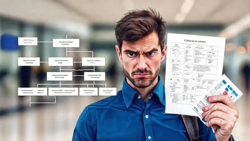Un viaje frustrante con trámites legales