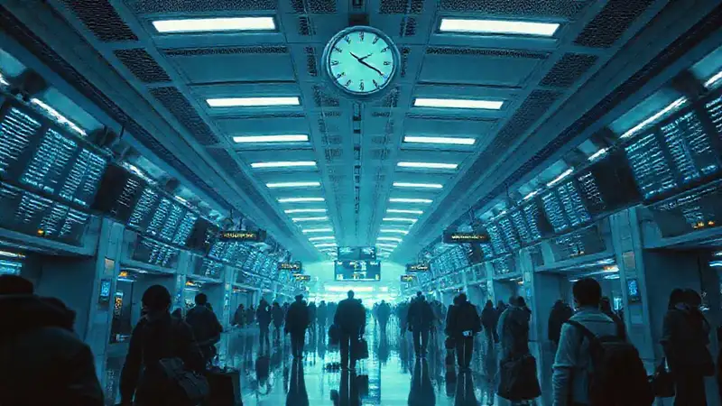 El aeropuerto futurista genera tensión y ansiedad