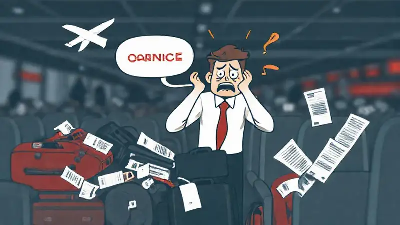El aeropuerto fue un caos frustrante