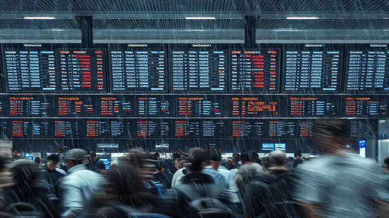 Aeropuerto caótico
