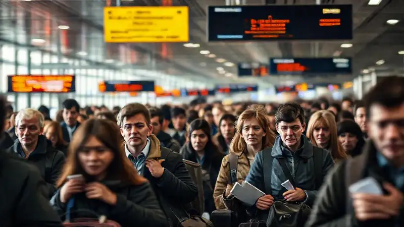Aeropuerto congestionado genera ansiedad y cancelaciones