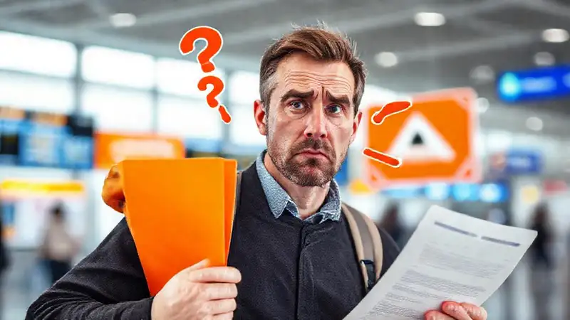 El aeropuerto causó confusión y frustración
