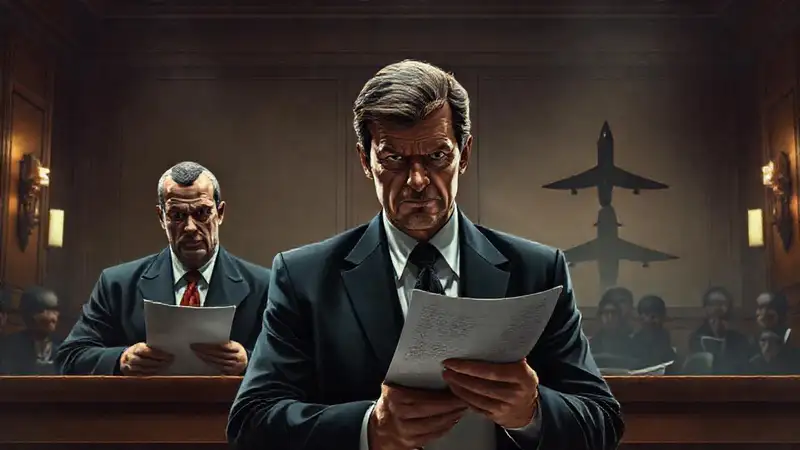 Un juicio serio bajo luces dramáticas