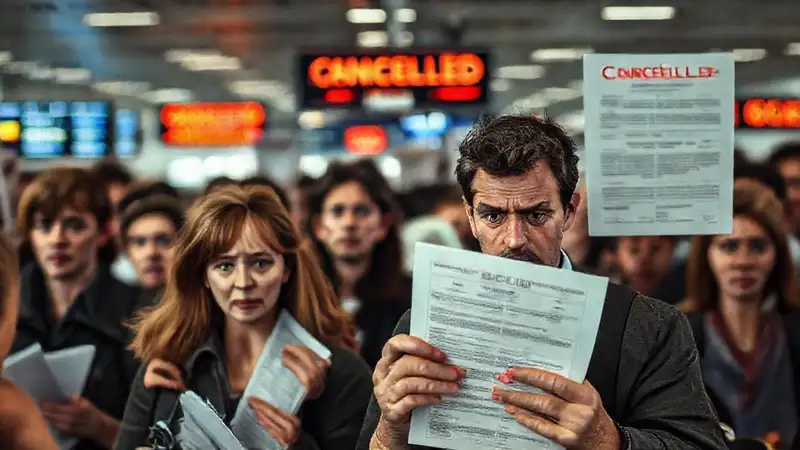 El aeropuerto refleja frustración y problemas legales