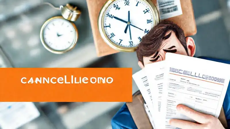 Un documento legal anuncia un vuelo cancelado