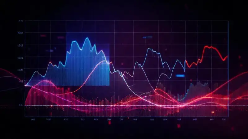 Visualizaciones abstractas informativas y vibrantes emergen